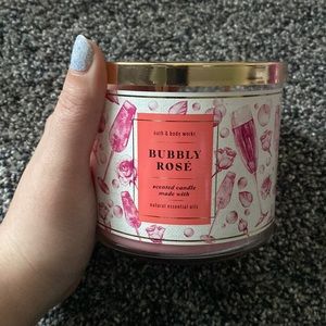 Bath and Body: Bubbly Rose Candle